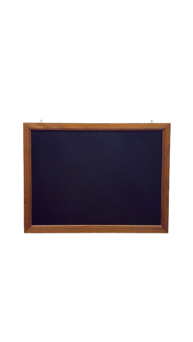 Tableau avec cadre bois clair 83 x 63 cm