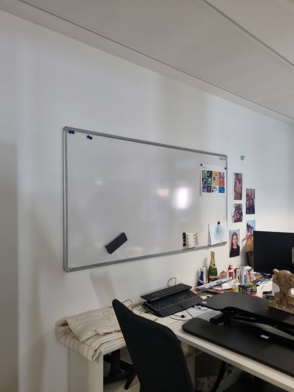 Tableau blanc 180 x 90 cm - 3-4
