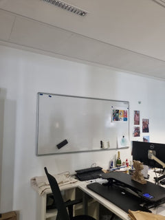 Tableau blanc 180 x 90 cm - face