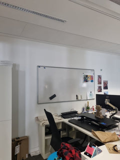 Tableau blanc 180 x 90 cm - ambiance
