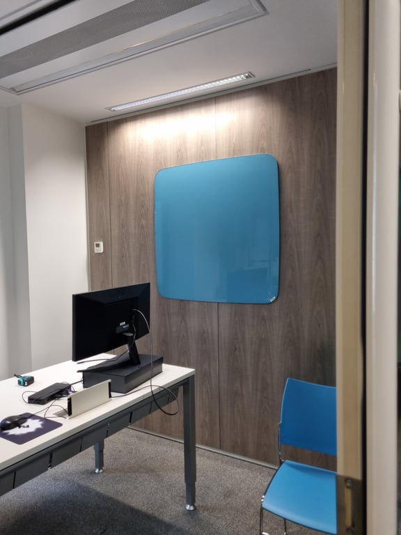 Tableau magnétique Lintex Flow Wall 100x100 - ambiance