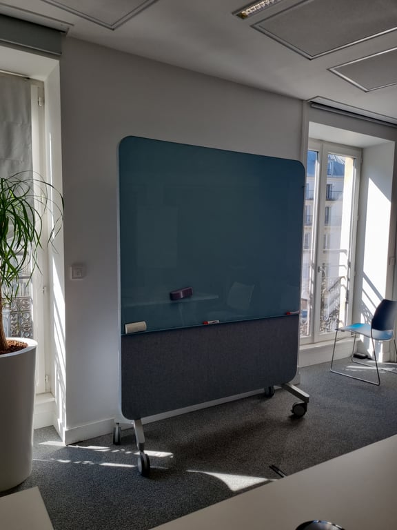 Tableau magnétique Lintex Mood Fabric Mobile 196x150 cm - face