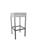 Tabouret haut Pedrali Cube blanc