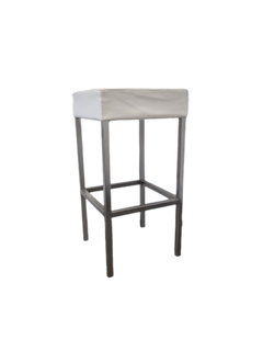 Tabouret haut Pedrali Cube blanc - 3-4