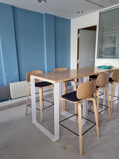 Tabouret mi-haut La Chaise Française - H10 tapissé
