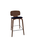 Tabouret mi-haut La Chaise Française - H10 tapissé